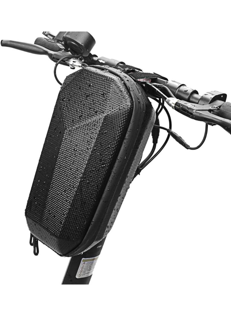 4L Bag Scooter Storage, e-bike Bike Handlebar Bag, Front Hanging Bag for Xiaomi Mijia M365/M365 Pro/Segway ES1/ES2/ES3/Ninebot, for Carrying Charger Tools Repair Large Capacity EVA Hard Shell - Image 1